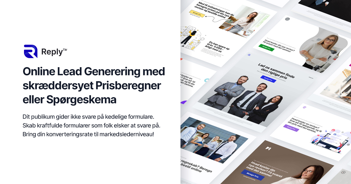 Få flere Leads med Reply logo